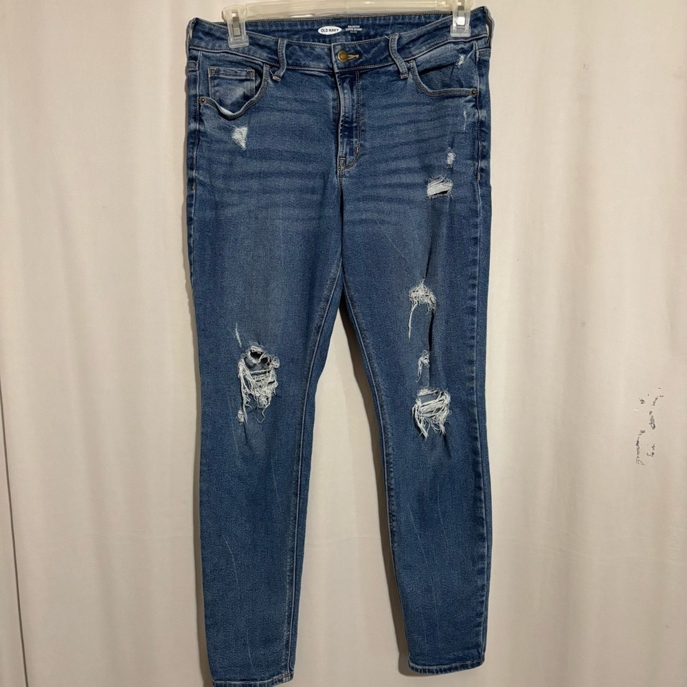 Old Navy Rockstar Super Skinny Jeans Sz 12